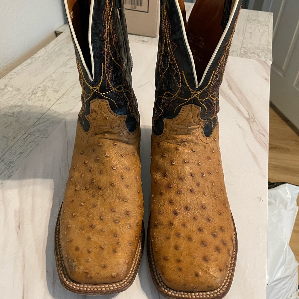 Men’s Dan Post ostrich boots size 13D